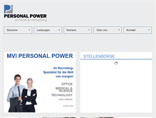 Tablet Screenshot of personal-power.de